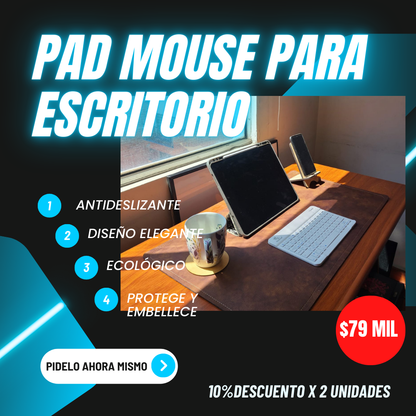 Pad Mouse para Escritorio 70x40 cm.